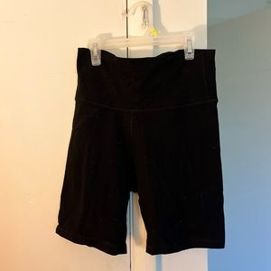 Black biker shorts